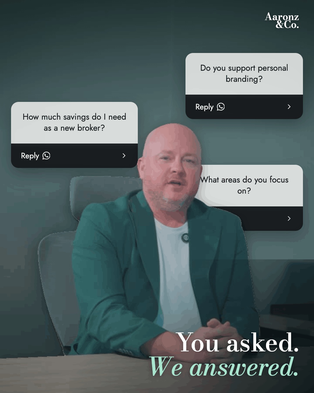 You asked. We answered. — head of brokerage answering brokers' most-asked questions