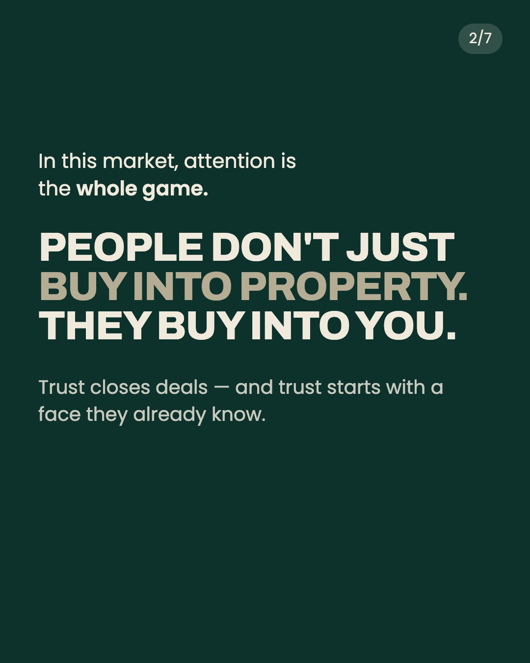 Personal branding — slide 2 of 7