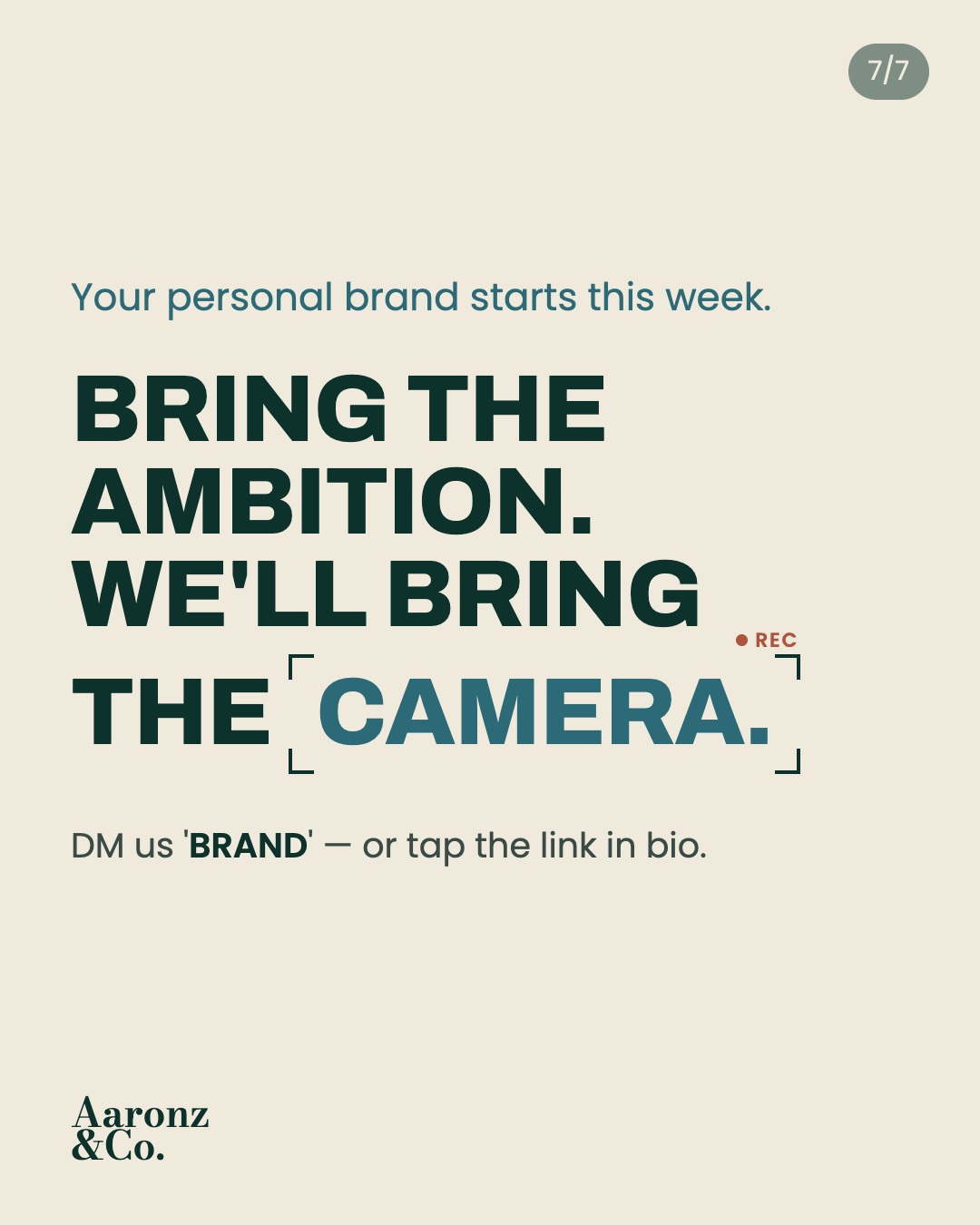 Personal branding — slide 7 of 7